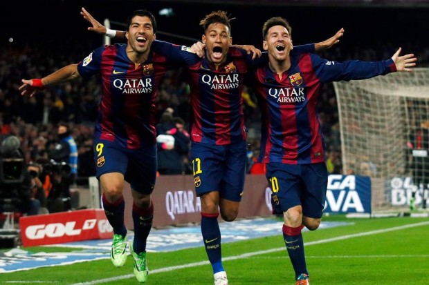 Neymar Lionel Messi et Luis SuárezNeymar Lionel Messi et Luis Suárez